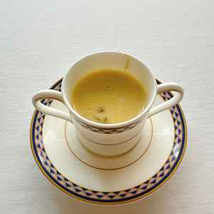 名物のオニオンスープです。