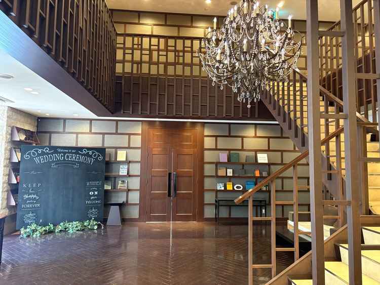 1棟貸し切りの披露宴会場。貸し切り感を大事にする方にはぴったりだと思います