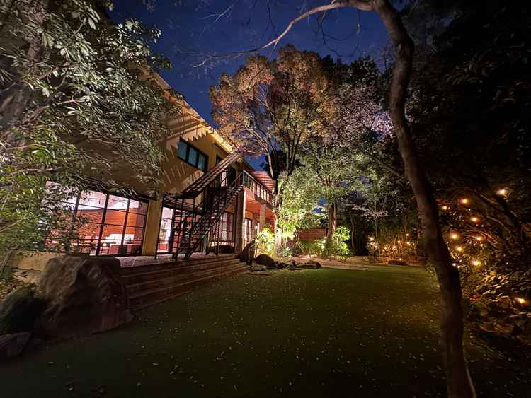 夜に再度訪問させていただきました。夜は昼間とはまた違った幻想的な雰囲気で素敵でした。