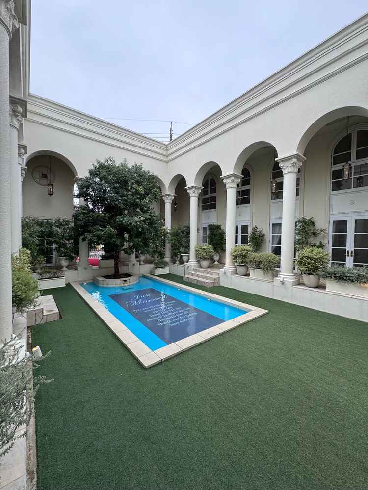 広いガーデンがあるのが良くリフレッシュで外に出られるのも良いと思った。