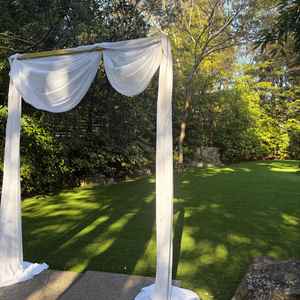 屋外のチャペル　開放感があって素敵でした