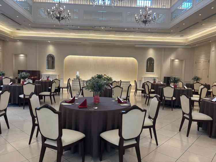 ２つの披露宴会場があり、好みで選べるようでした