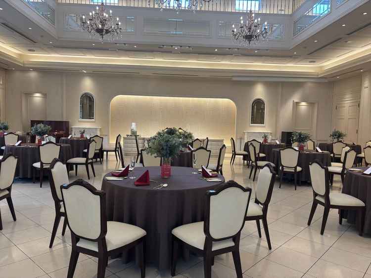 ２つの披露宴会場があり、好みで選べるようでした