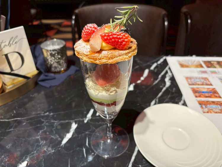 会場で試食を頂いた後、まさかデザートまで頂けましたが、とても美味しかったです。