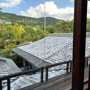 披露宴会場からの景色