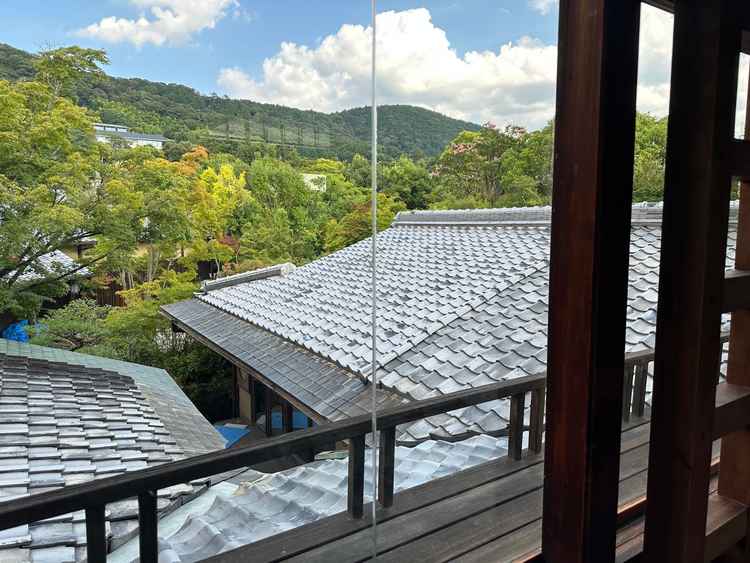 披露宴会場からの景色