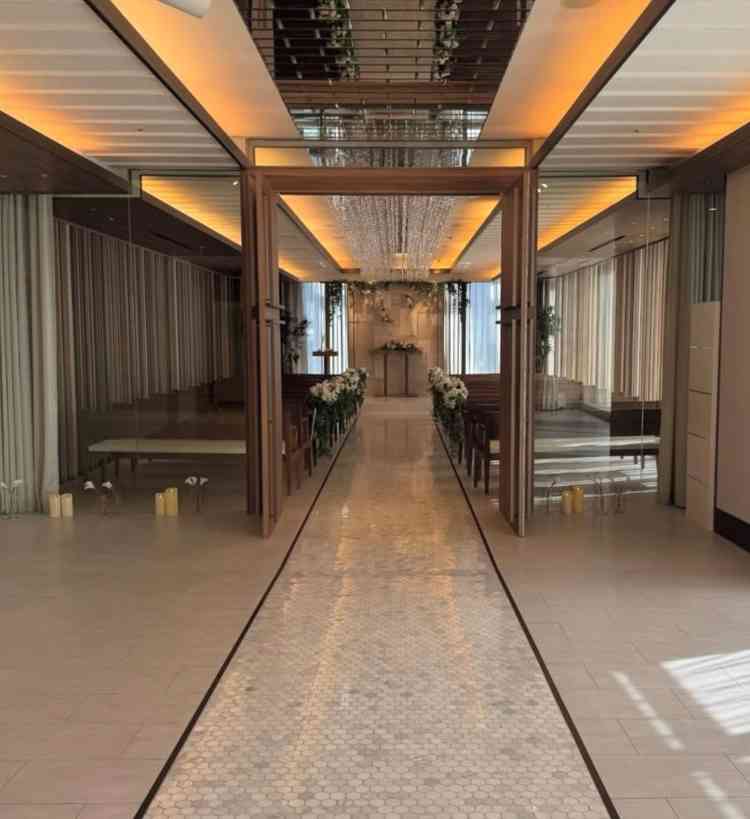 バージンロード前のムービー演出がよかった