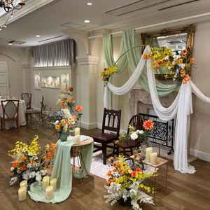 披露宴会場の写真です。広さはちょうど良いです。