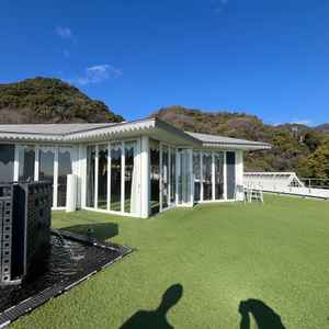 ガーデンが素敵でした。ここでデザートビュッフェができるみたいです。