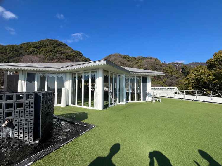 ガーデンが素敵でした。ここでデザートビュッフェができるみたいです。