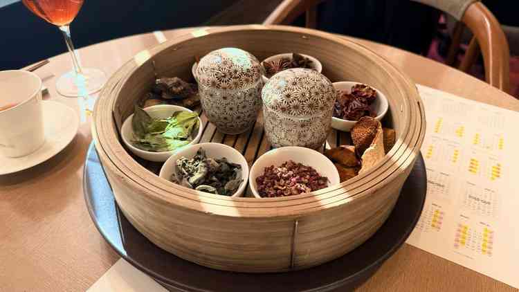 試食会の料理の1部です。盛り付けが綺麗で、匂いもとてもよく食欲をそそられました。