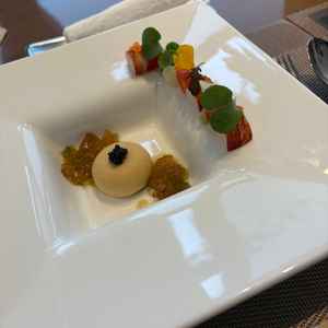 試食の写真。おしゃれで美味しい和フレンチでした。