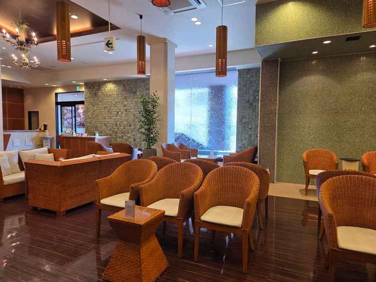 待合室の写真です。自由に飾りつけもできます。