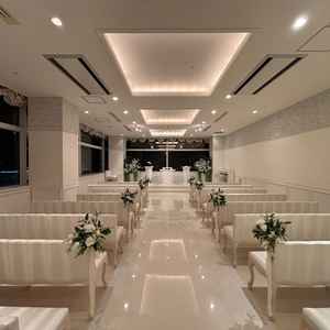 チャペルが白でとても綺麗だった