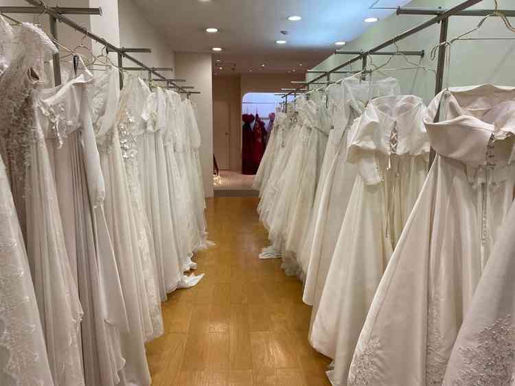 ドレスルームがあり、準備が会場内で完結するのが便利そうでした。