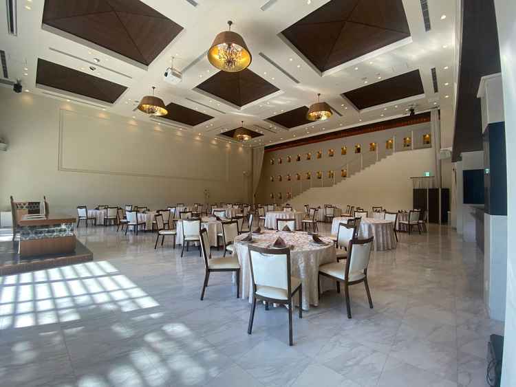 披露宴会場「フリージア」。