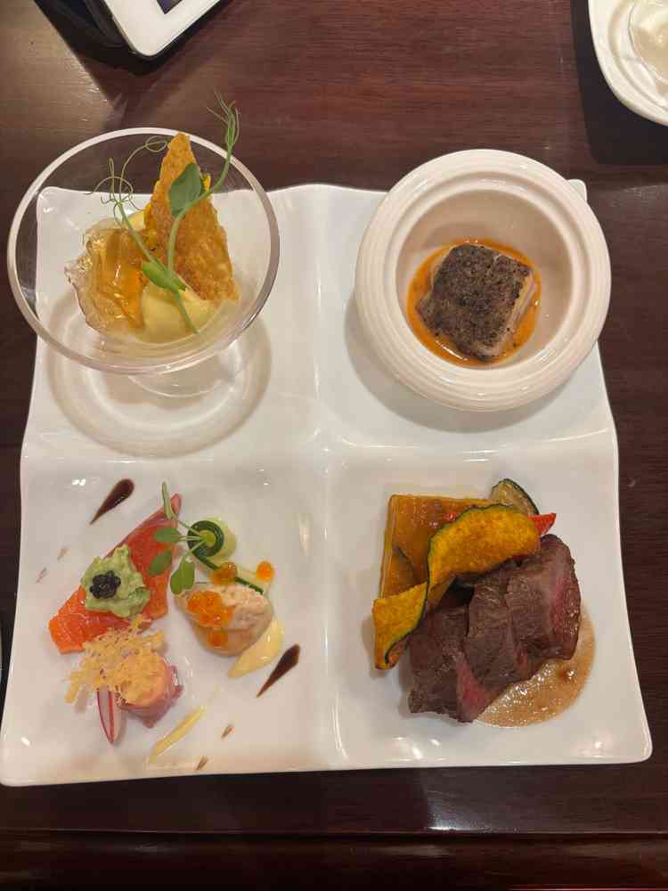 食事はとても美味しかったです
