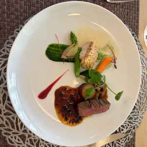 試食の料理