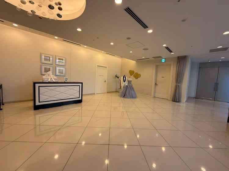 披露宴会場手前の広間