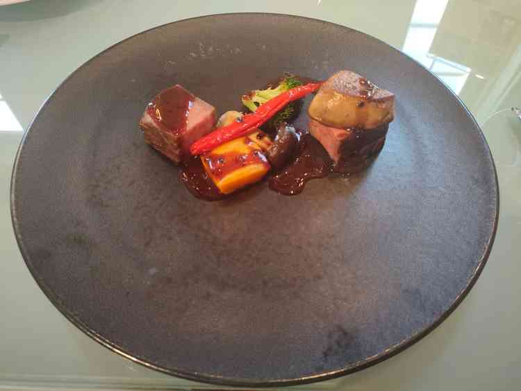 試食会のお肉で美味しかったです。