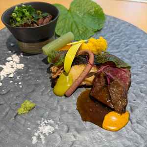 ワンプレートのお食事。どれをいただいてもとても美味しかった。