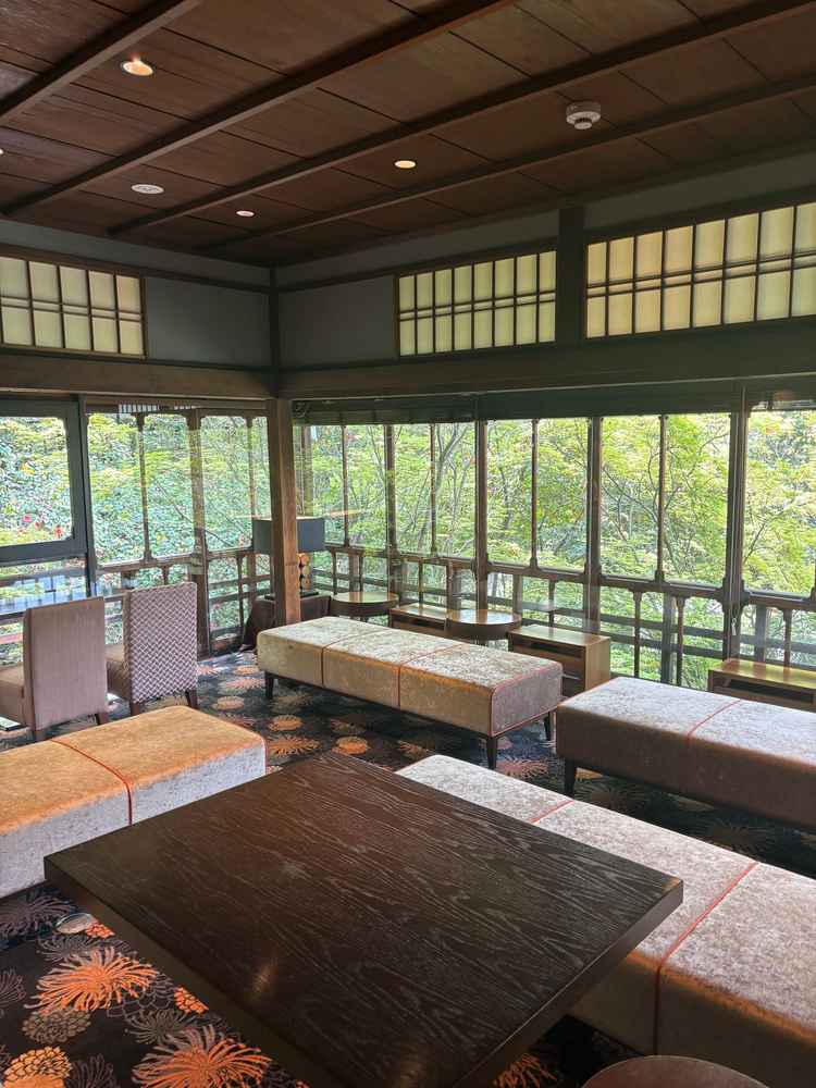 待合スペースも京都らしさを感じられてよかったです