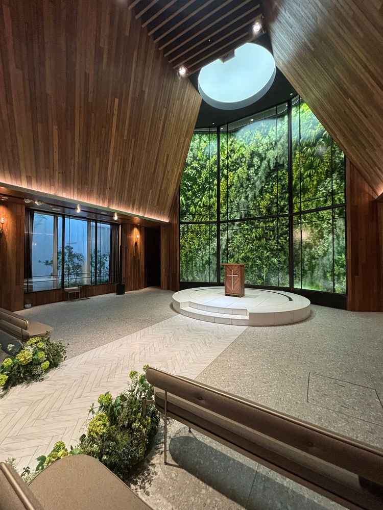 式場の雰囲気が素晴らしかった。