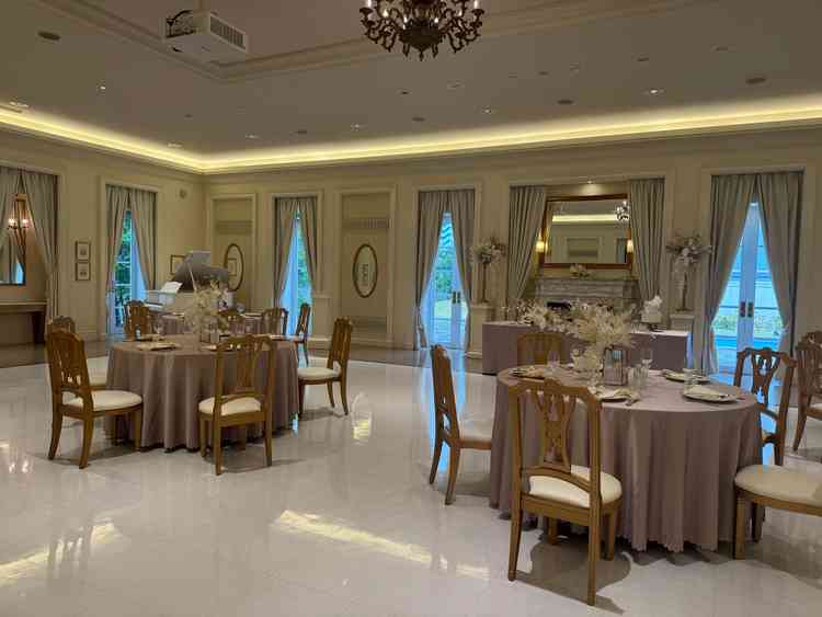 ホワイトハウスの披露宴会場です