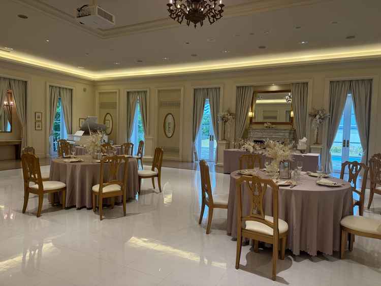 ホワイトハウスの披露宴会場です