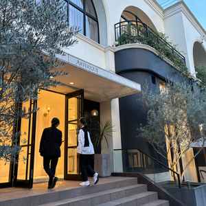 外観、入場するところ。