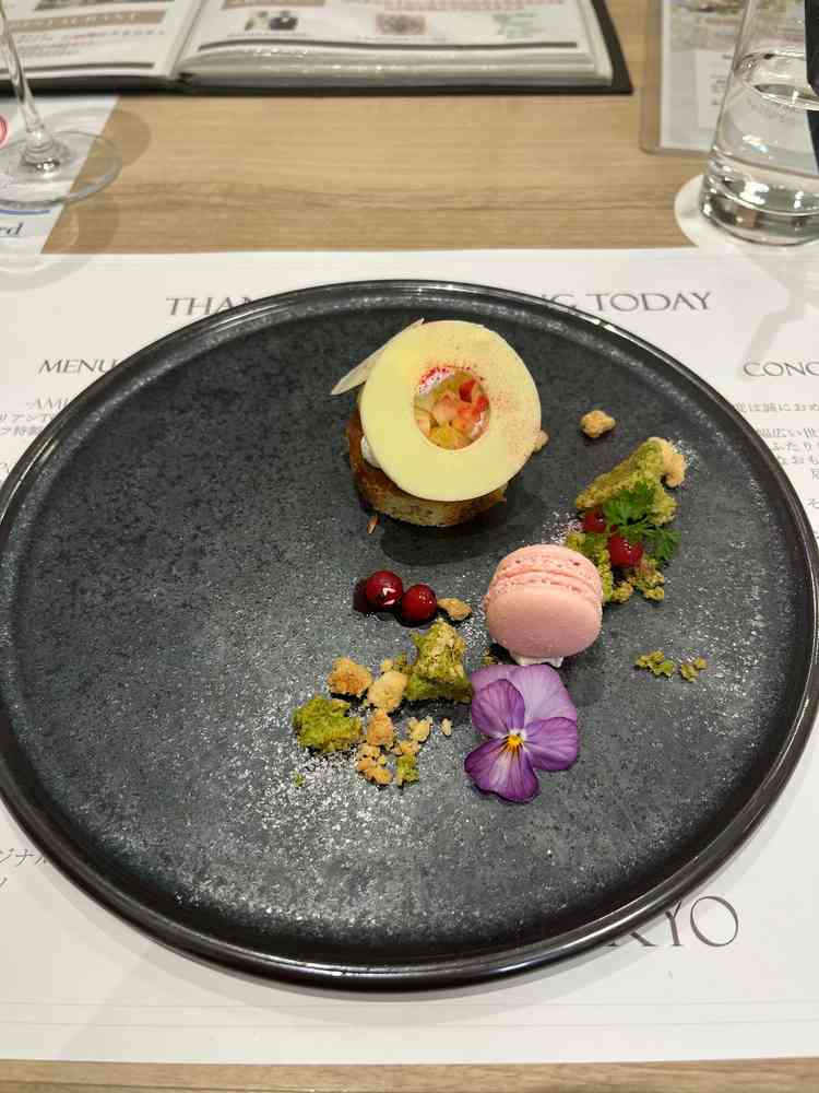 試食したデザートプレート