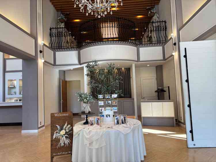 入り口付近もかわいい