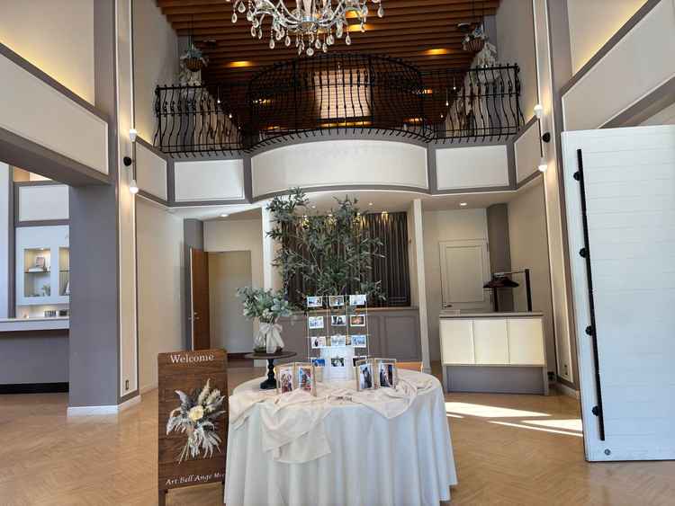 入り口付近もかわいい