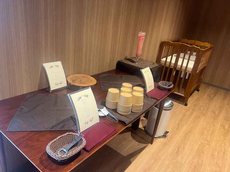 待合室にあるドリンク等