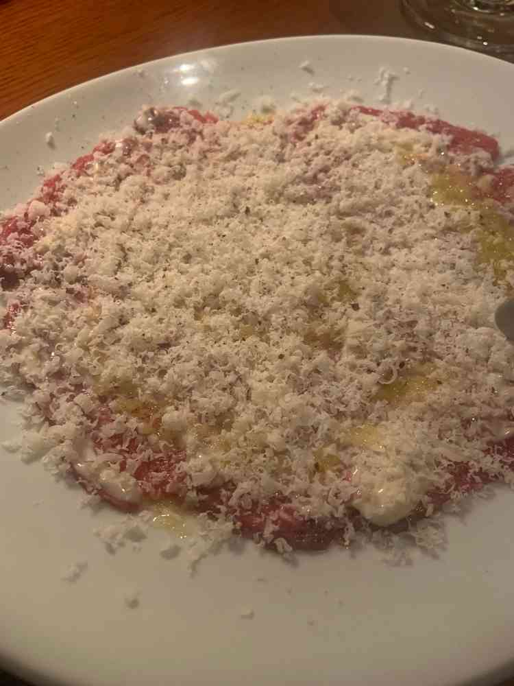 来館特典のディナー券の料理