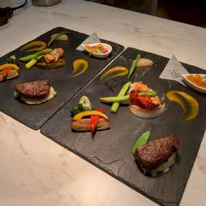試食のお食事は目の前で仕上げてくれ、大変美味しかったです。