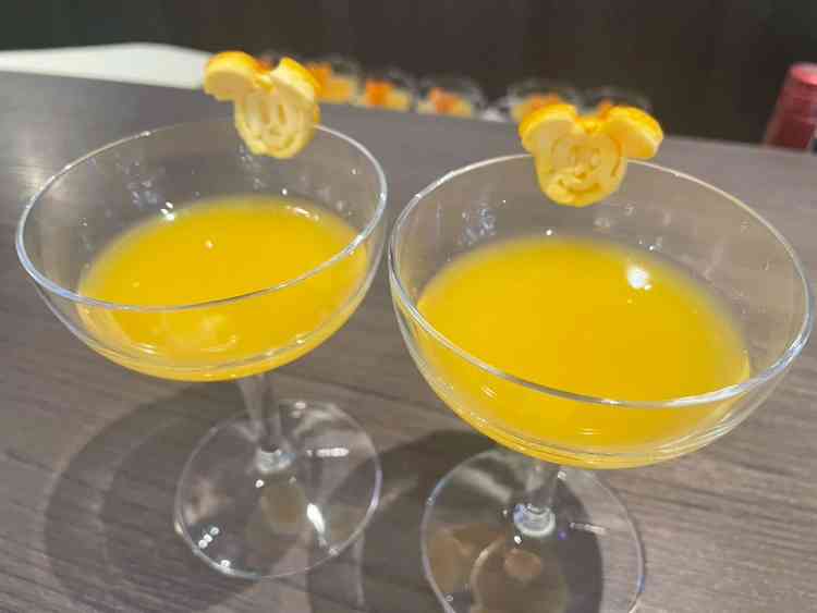 ウェルカムパーティ会場で素敵な時間が過ごせそうでした。