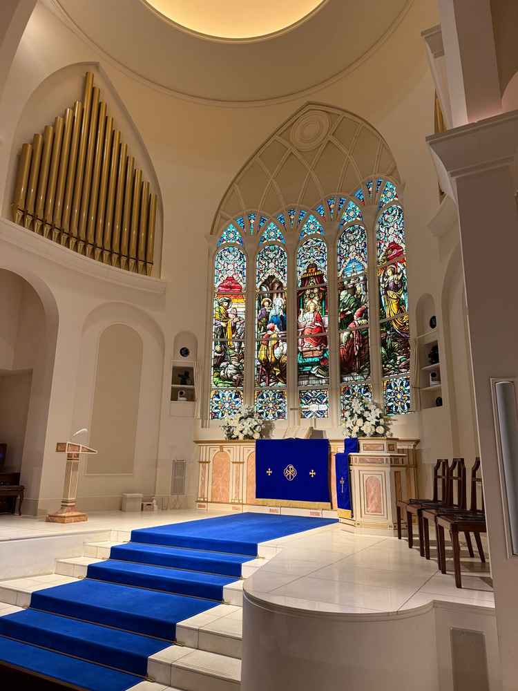 何より魅力的なチャペル。感動が止まらない