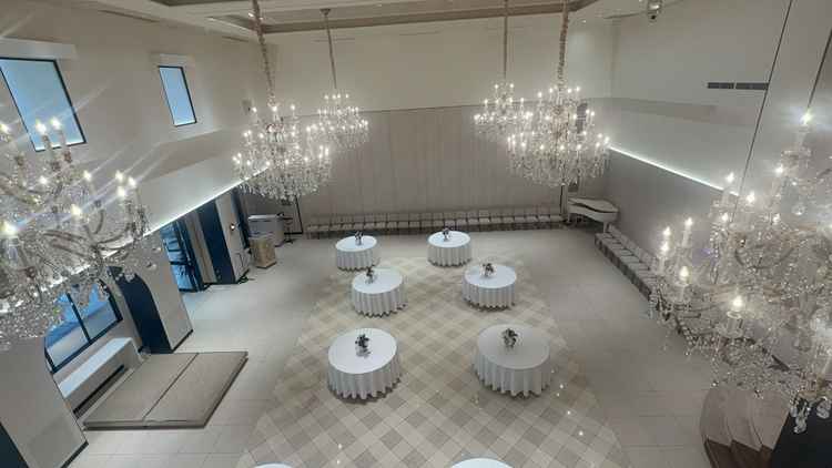 披露宴会場です。