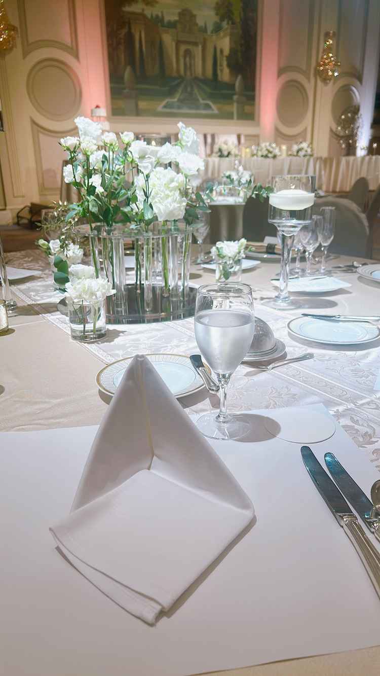 大部屋の披露宴会場です。