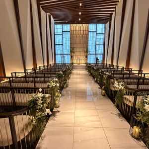 挙式会場はすごく落ち着いた雰囲気でした。