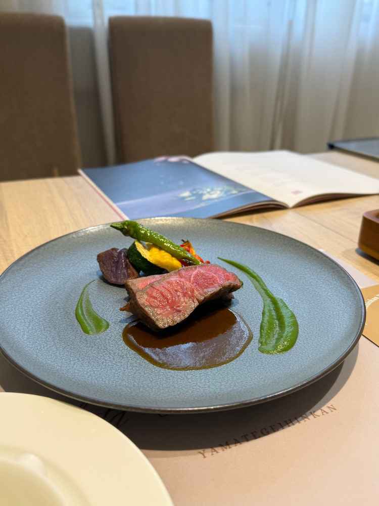 メイン料理の試食