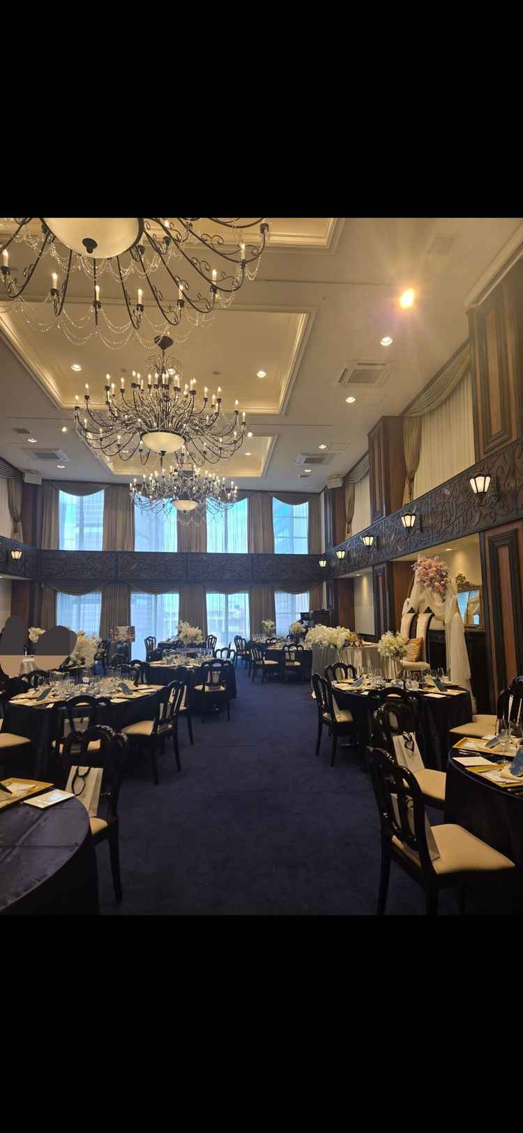 リニューアル前の披露宴会場