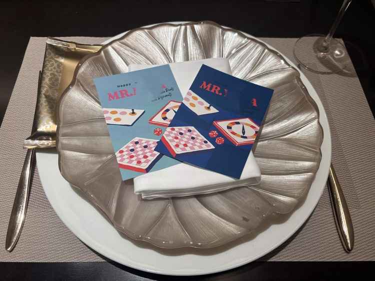 共通の趣味を伝えたところ、反映したウェルカムカードをご準備いただきました。