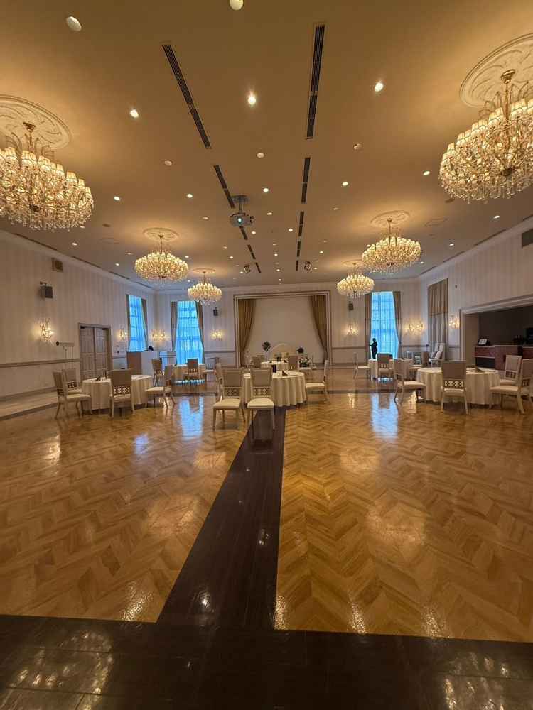 披露宴会場です。とても素敵な会場でした！