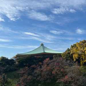 屋上庭園からは日本武道館や靖国神社が見え、とても景色は良かったです。