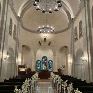 チャペルは雰囲気がよく、神聖な感じでとても素敵でした！