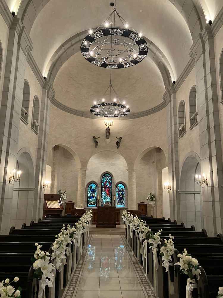 チャペルは雰囲気がよく、神聖な感じでとても素敵でした！
