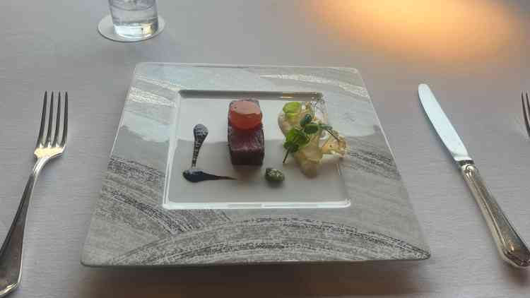 試食のステーキ