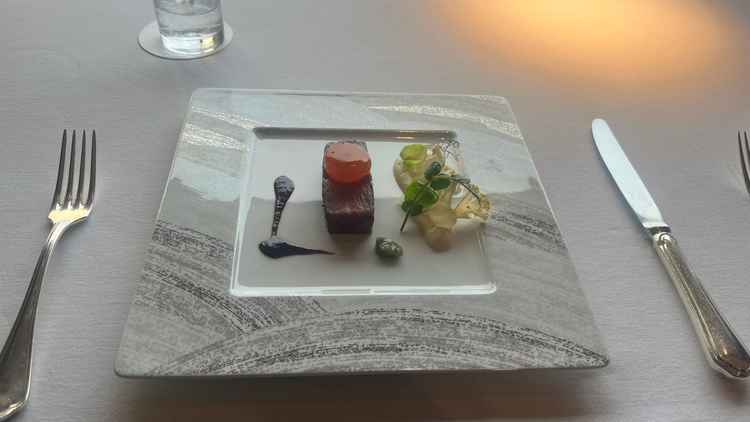 試食のステーキ